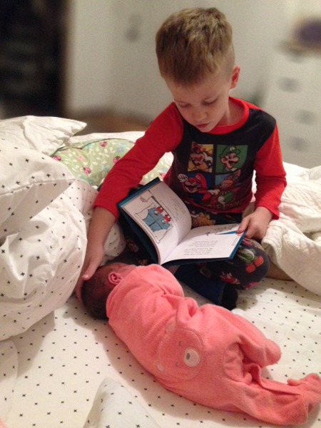 Levi-and-Juniper-reading Levi-and-Juniper-reading